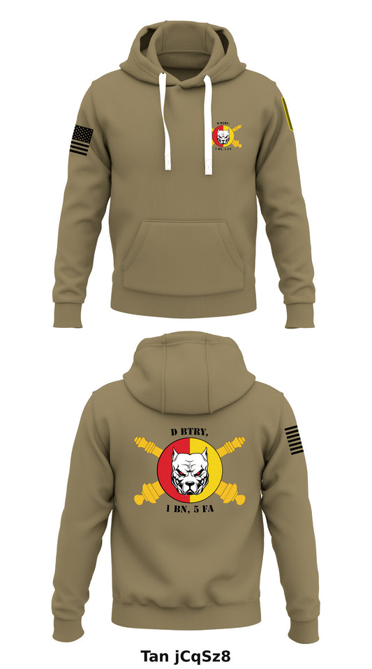 D BTRY, 1 BN, 5 FA Store 1  Core Men's Hooded Performance Sweatshirt - jCqSz8