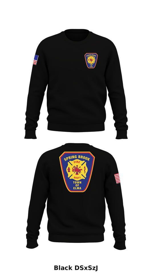 Spring Brook Fire District #1 Store 1 Core Men's Crewneck Performance Sweatshirt - DSxSzJ