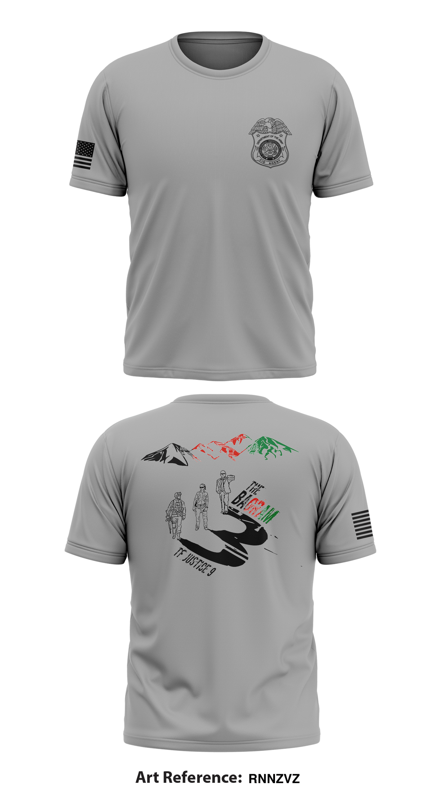 TF Justice - Bagram Store 1  Core Men's SS Performance Tee - rnnzvz