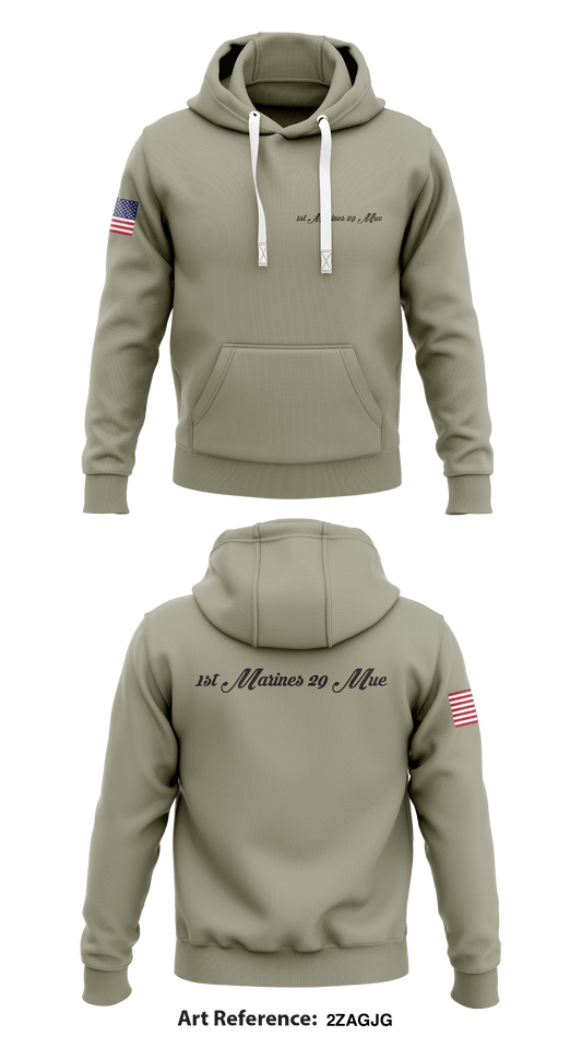 1st marines 29 mue Store 1  Core Men's Hooded Performance Sweatshirt - 2ZAgjg