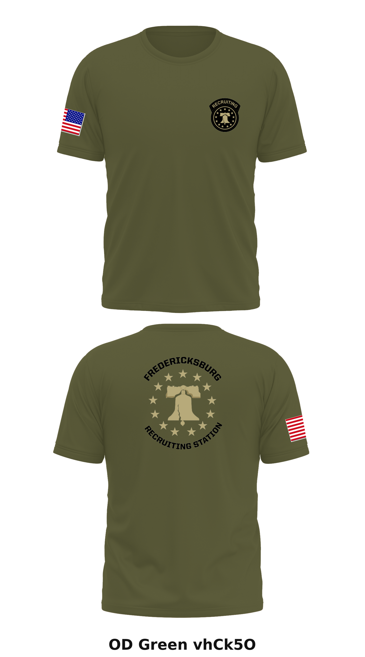 Fredericksburg Recruiting station Store 1 Core Men's SS Performance Tee - vhCk5O