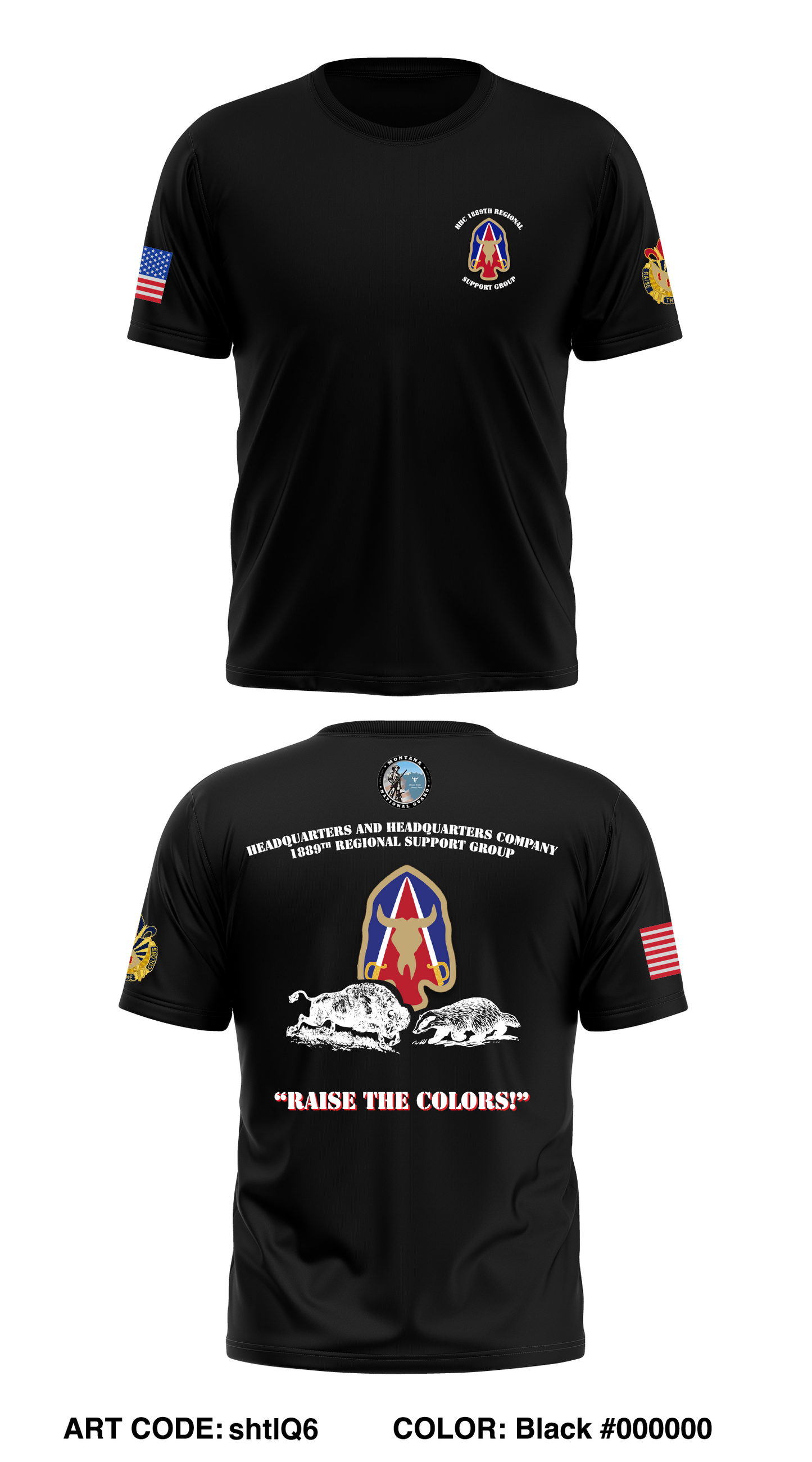 HHC, 1889th RSG Store 1 Core Men's SS Performance Tee - shtlQ6
