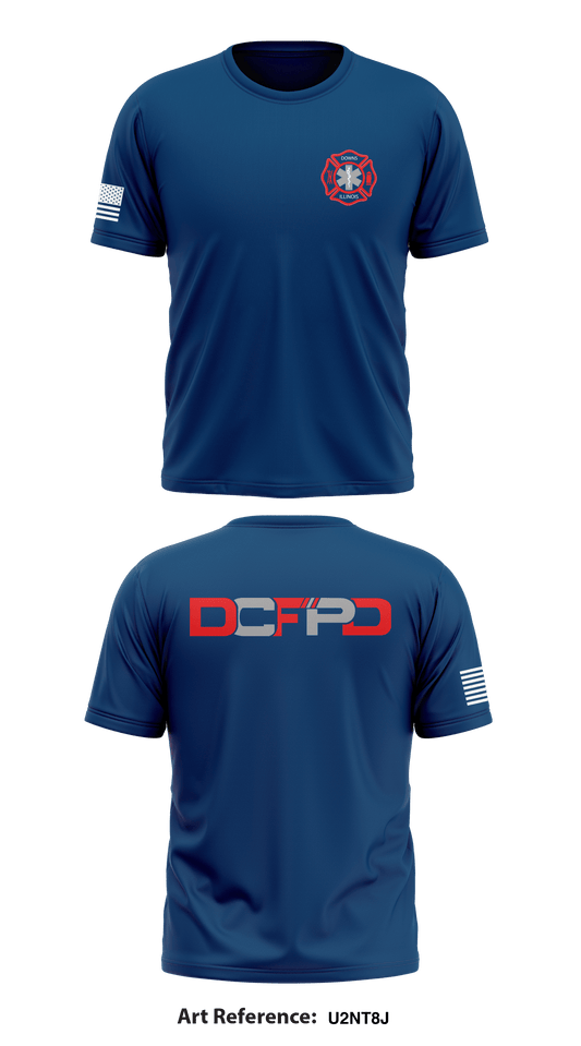 Downs Fire Department Store 1 Core Men's SS Performance Tee - u2NT8j