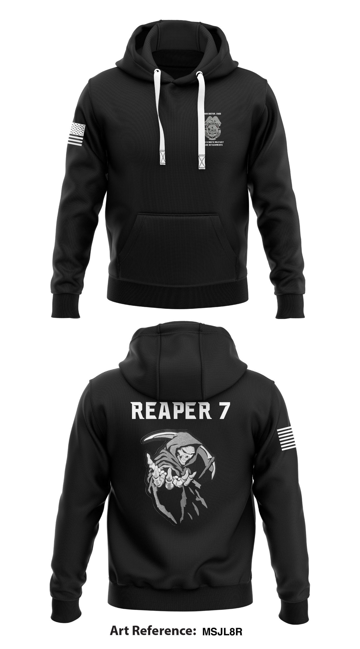 34th & 95th MP Dets Store 1  Core Men's Hooded Performance Sweatshirt - msjL8r