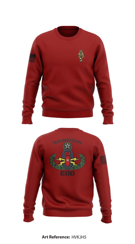 Malmstrom EOD Store 1 Core Men's Crewneck Performance Sweatshirt - hVKJh5
