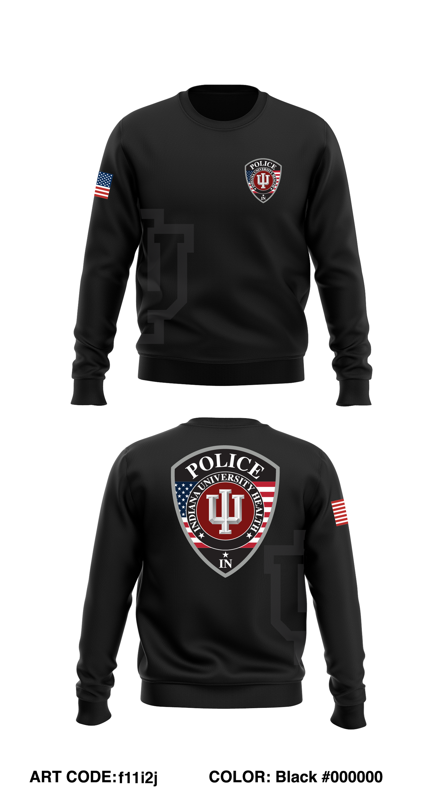 AHC PD Store 1 Core Men's Crewneck Performance Sweatshirt - f11i2j