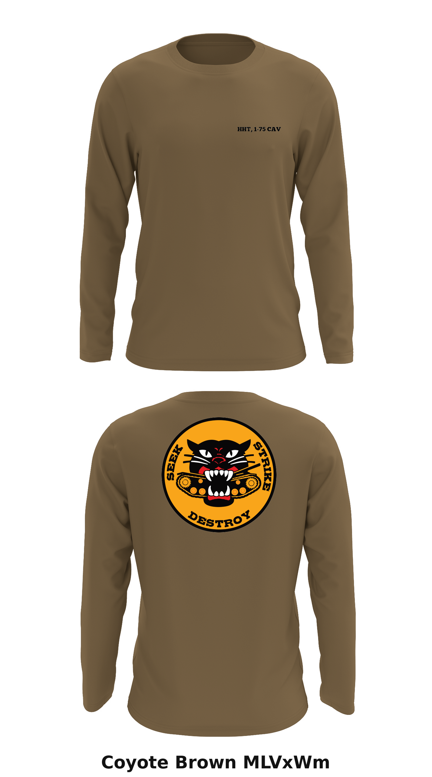 HHT, 1-75 CAV  Store 1 Core Men's LS Performance Tee - MLVxWm