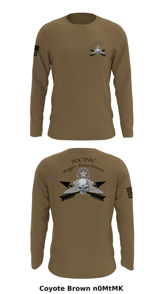 SOCPAC Rigger Detachment Store 1 Core Men's LS Performance Tee - n0MtMK