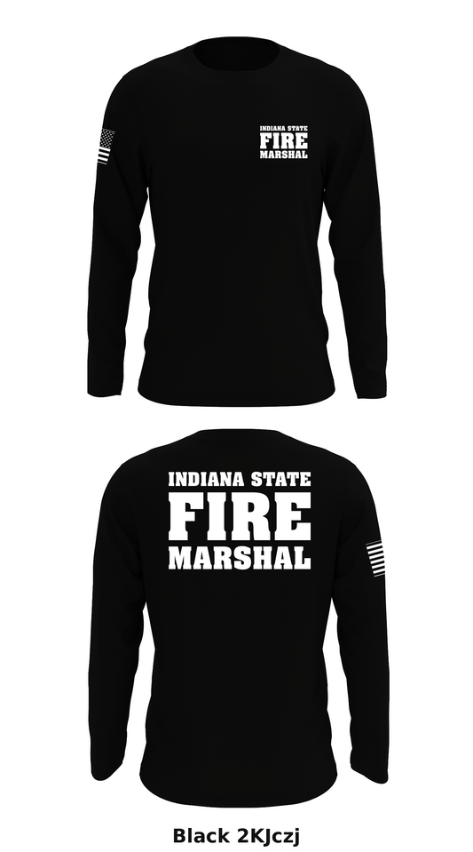 Indiana State Fire Marshal Store 1 Core Men's LS Performance Tee - 2KJczj
