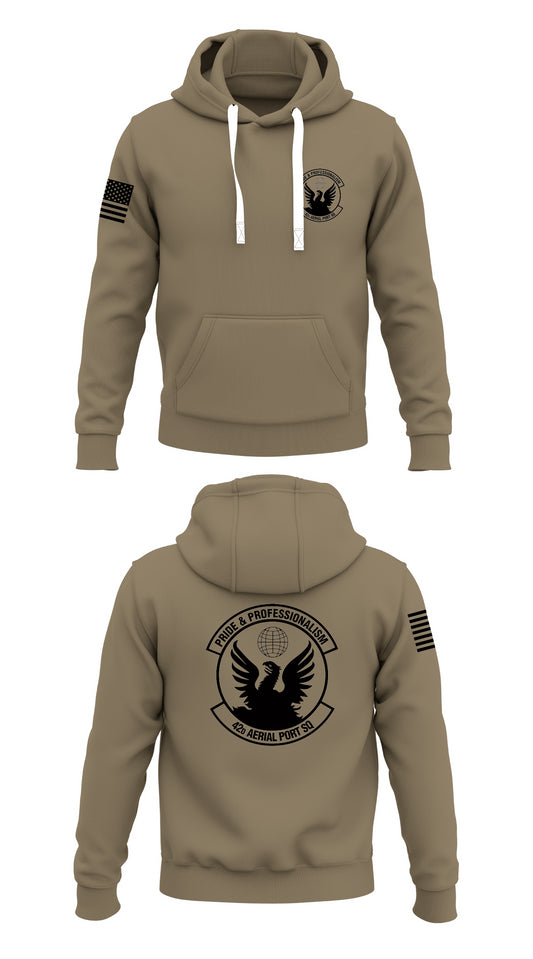 42d Aerial Port Squadron  Core Men's Hooded Performance Sweatshirt - 69436257065