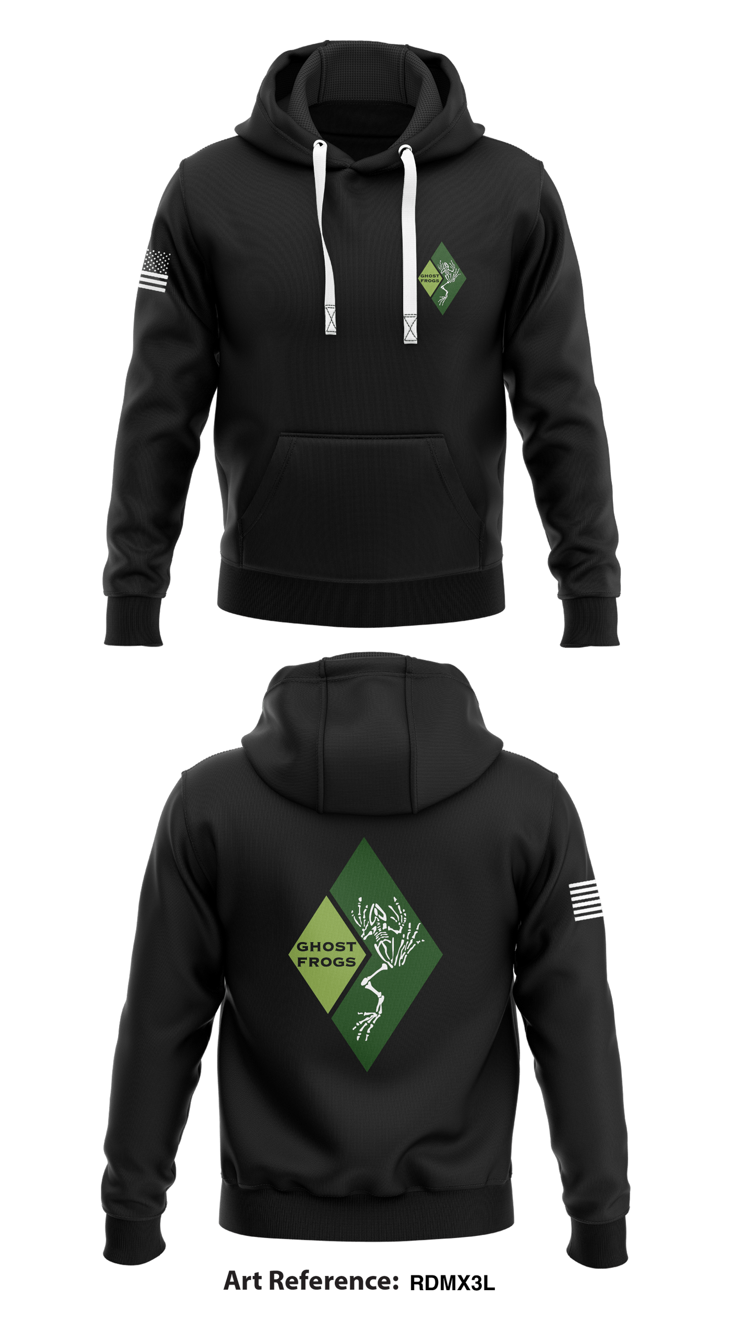 Ghost Frogs Store 1  Core Men's Hooded Performance Sweatshirt - RDMX3L