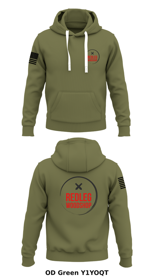 Redleg Store 1  Core Men's Hooded Performance Sweatshirt - Y1YOQT