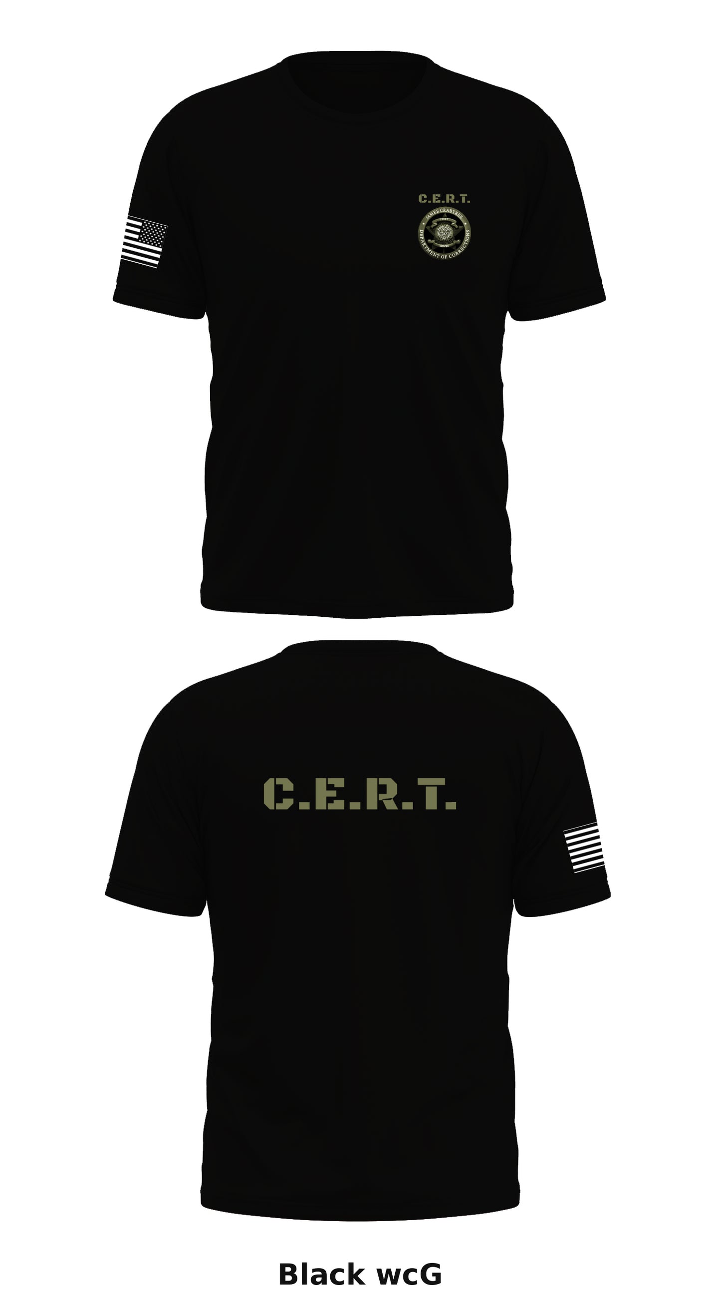 C.E.R.T. Store 1 Core Men's SS Performance Tee - wcG