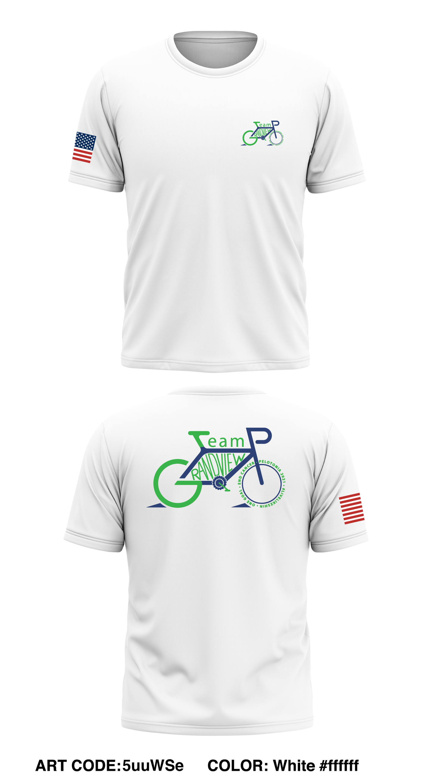 Team Grandview Peloton  Store 1 Core Men's SS Performance Tee - 5uuWSe