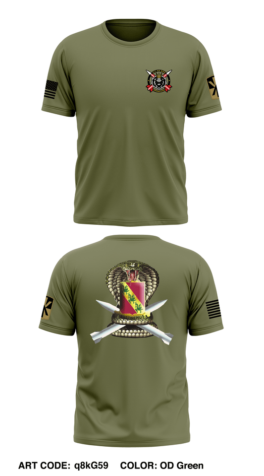C BTRY, 1-43 ADA BN Store 1 Core Men's SS Performance Tee - q8kG59
