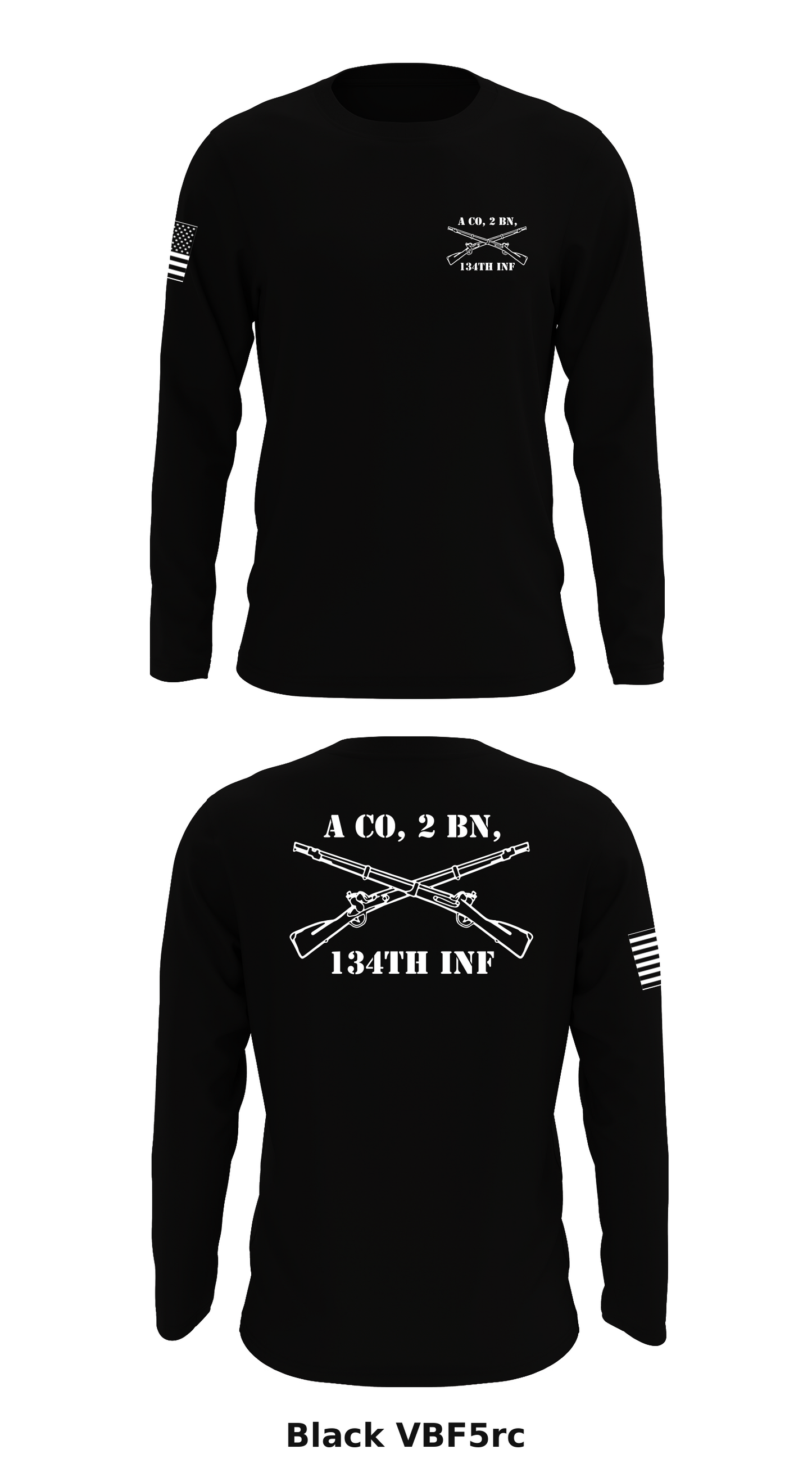 A Co, 2 BN, 134th INF Store 1 Core Men's LS Performance Tee - VBF5rc