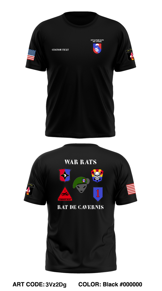 Custom 101st Division Sustainment Brigade JAG Store 1 Core Men's SS Performance Tee - 3Vz2DgCUST