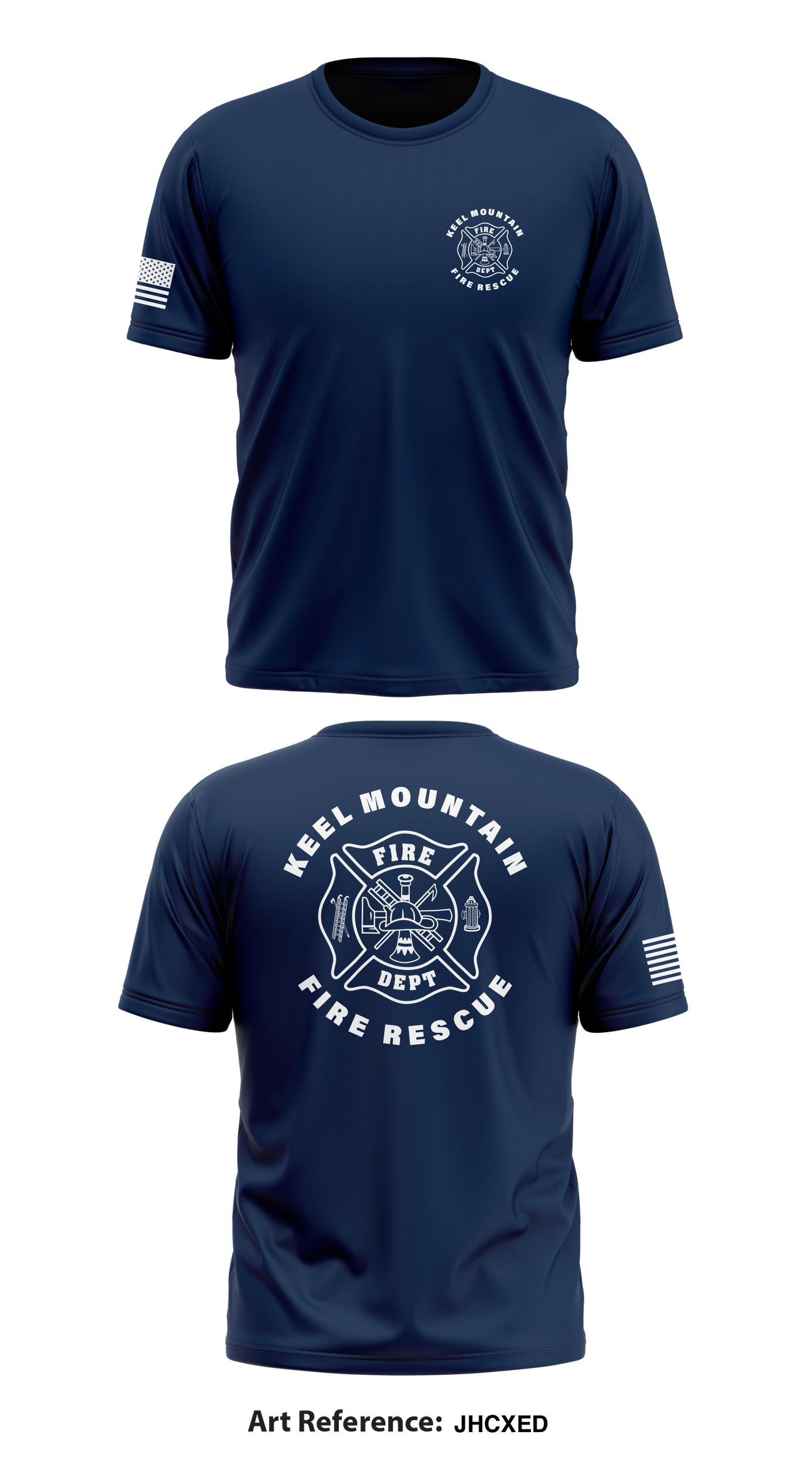 Keel Mountain Fire / Rescue Store 1 Core Men's SS Performance Tee - jhCxED