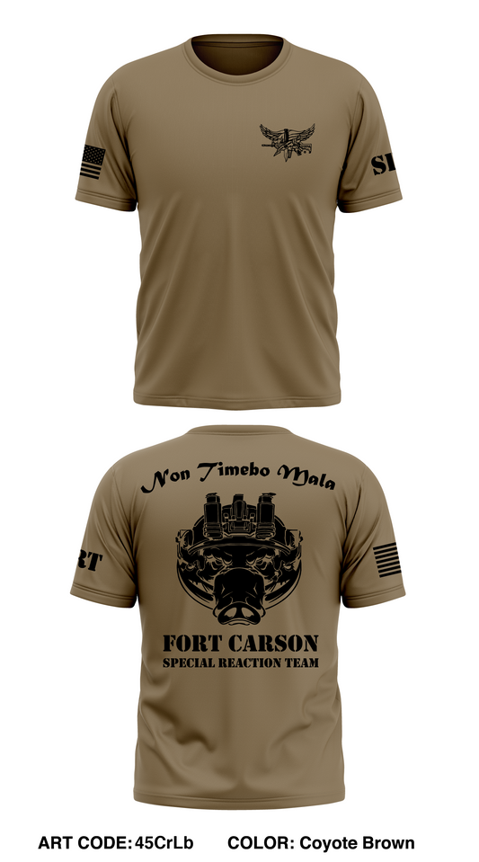 Fort Carson Special Reaction Team Store 1 Core Men's SS Performance Tee - 45CrLb