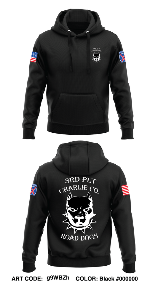 3rd PLT, C Co, 548 DSSB Store 1  Core Men's Hooded Performance Sweatshirt - g9WBZh