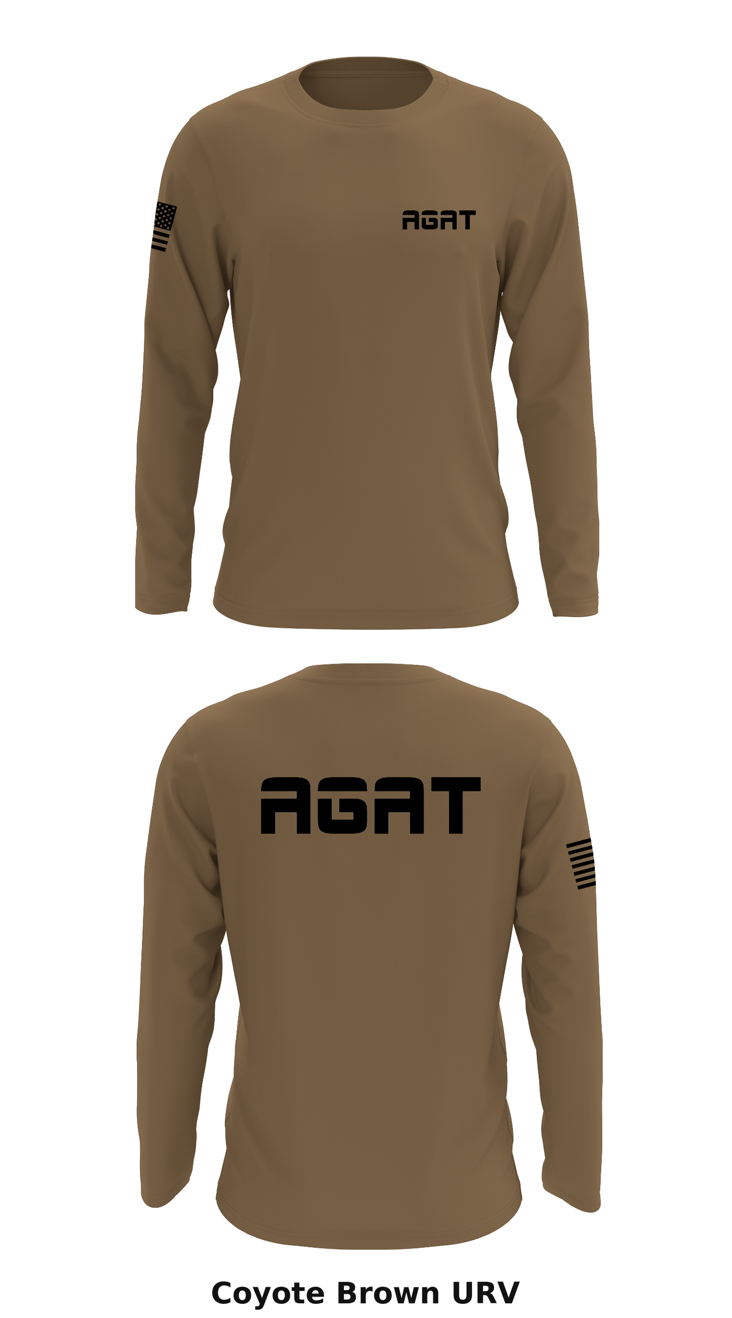 AGAT Store 1 Core Men's LS Performance Tee - URV