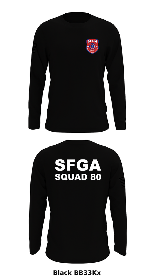 Squad 80 Store 1 Core Men's LS Performance Tee - BB33Kx