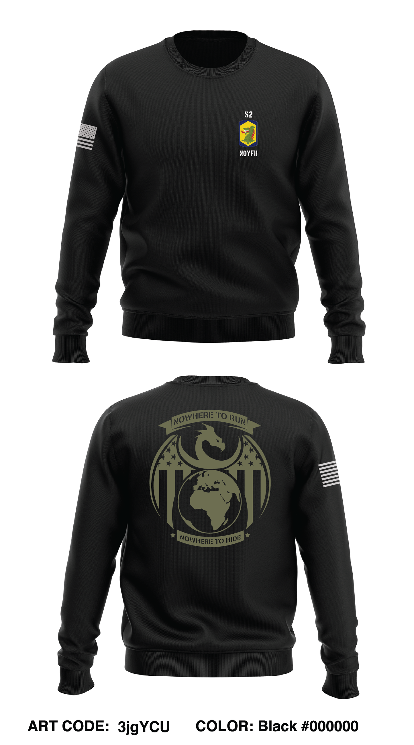 404th MEB S2 Deployment Store 1 Core Men's Crewneck Performance Sweatshirt - 3jgYCU