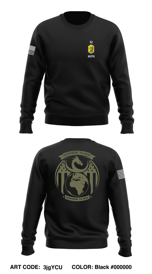 404th MEB S2 Deployment Store 1 Core Men's Crewneck Performance Sweatshirt - 3jgYCU
