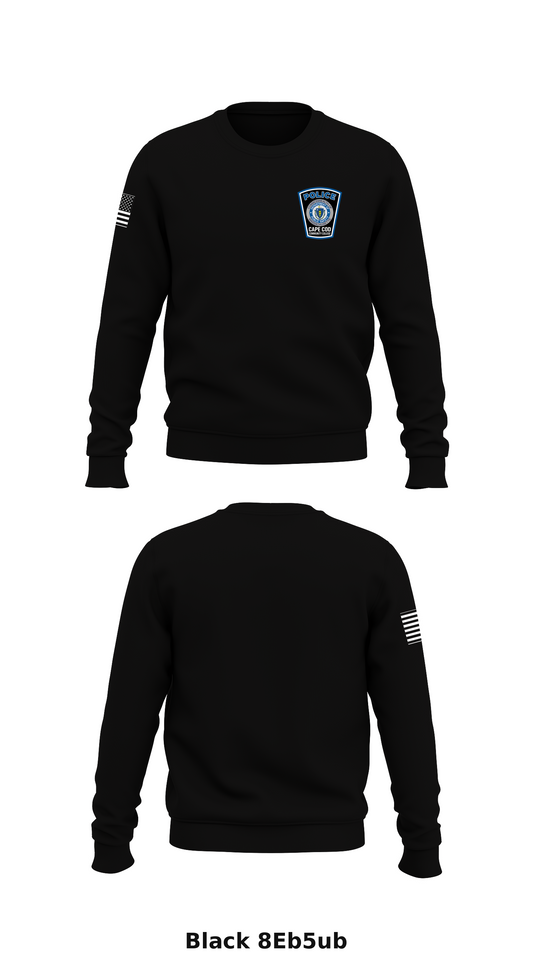 Cape Cod Community College Police Department Store 1 Core Men's Crewneck Performance Sweatshirt - 8Eb5ub