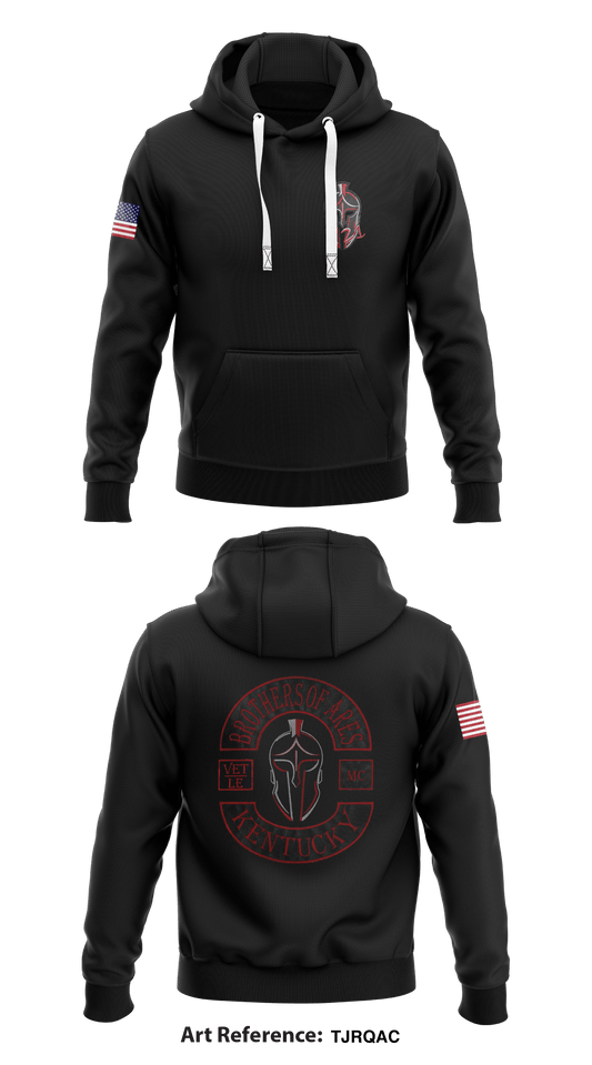 Brothers of Ares VET/LE MC Store 1  Core Men's Hooded Performance Sweatshirt - TjrQAC