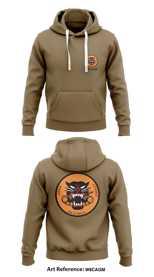 HHC 1-77 AR Store 1  Core Men's Hooded Performance Sweatshirt - W8cagm