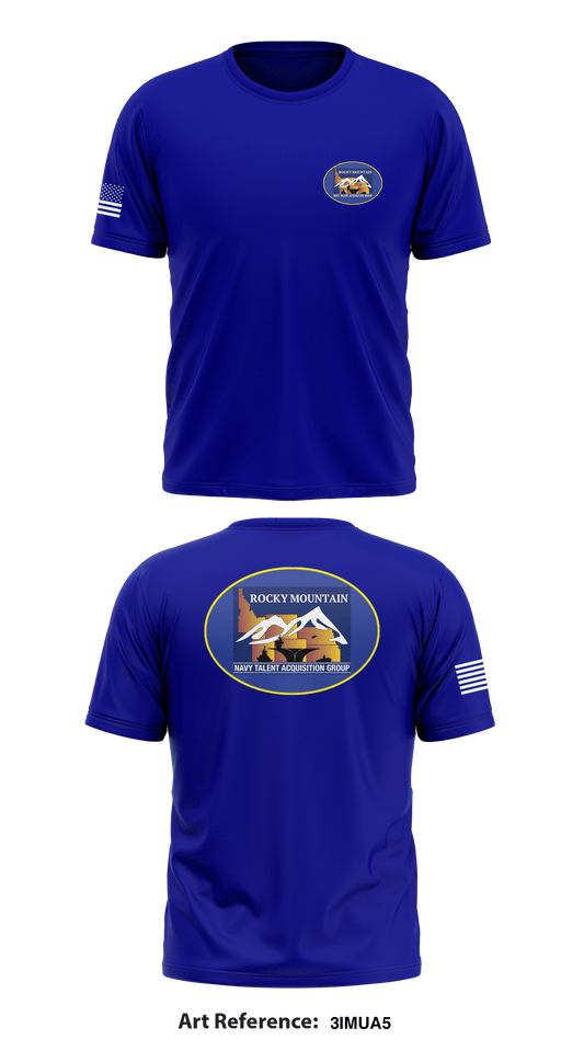 Navy Talent Acquisition Group Rocky Mountain Store 1 Core Men's SS Performance Tee - 3ImUA5