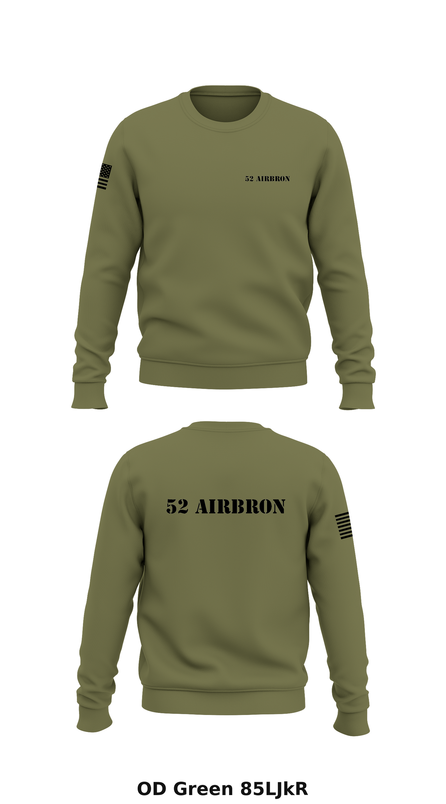 52 airbron Store 1 Core Men's Crewneck Performance Sweatshirt - 85LJkR