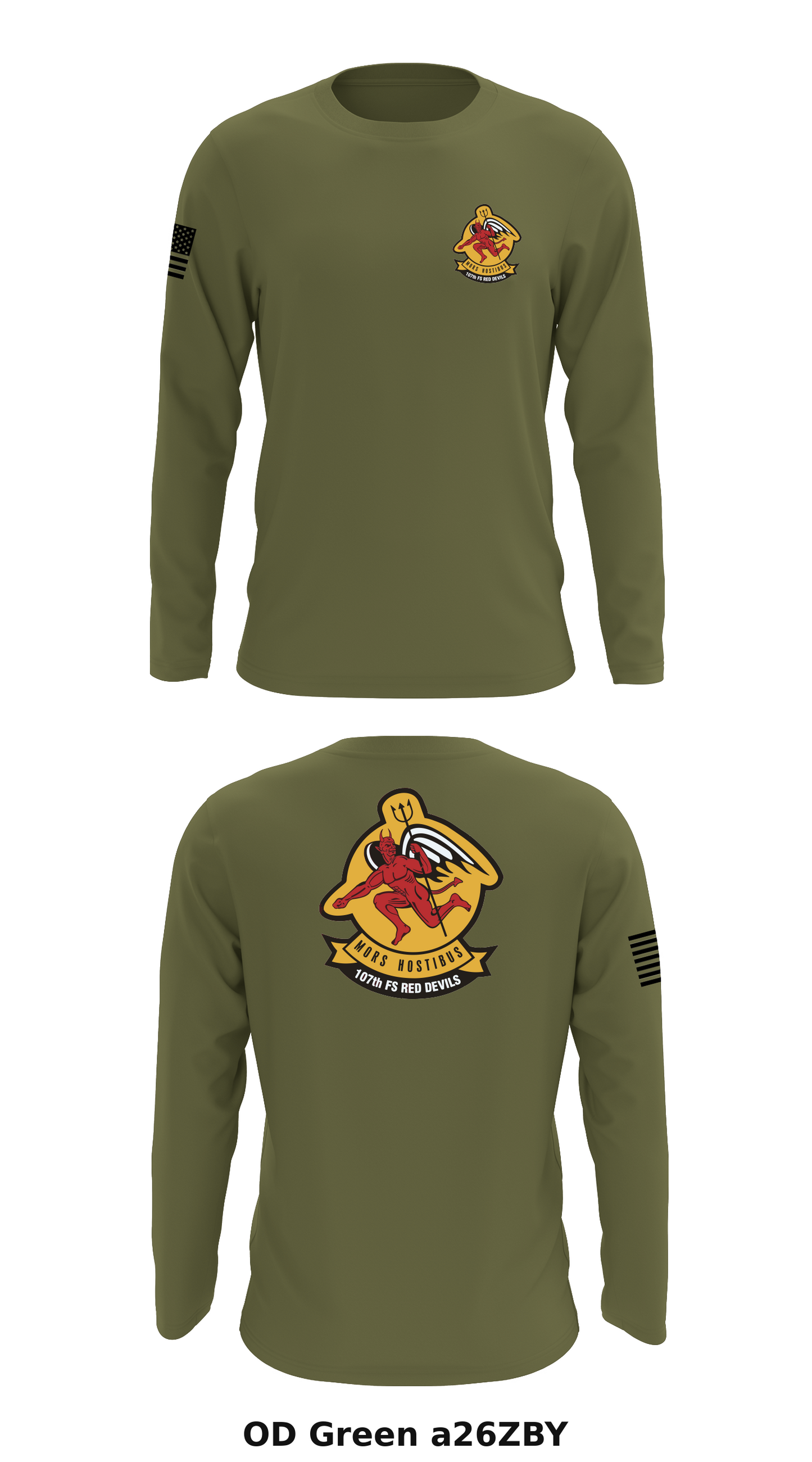 127th OSS Store 1 Core Men's LS Performance Tee - a26ZBY