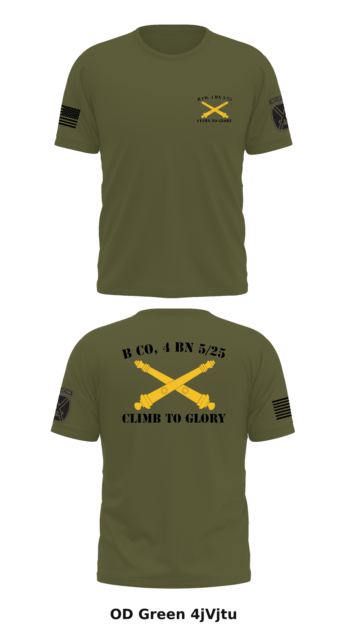 B Co, 4 BN 5/25  Store 1 Core Men's SS Performance Tee - 4jVjtu
