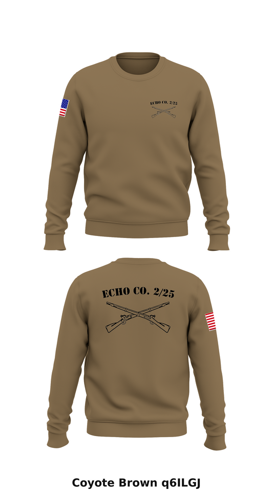 Echo Co 2/25 Store 1 Core Men's Crewneck Performance Sweatshirt - q6ILGJ