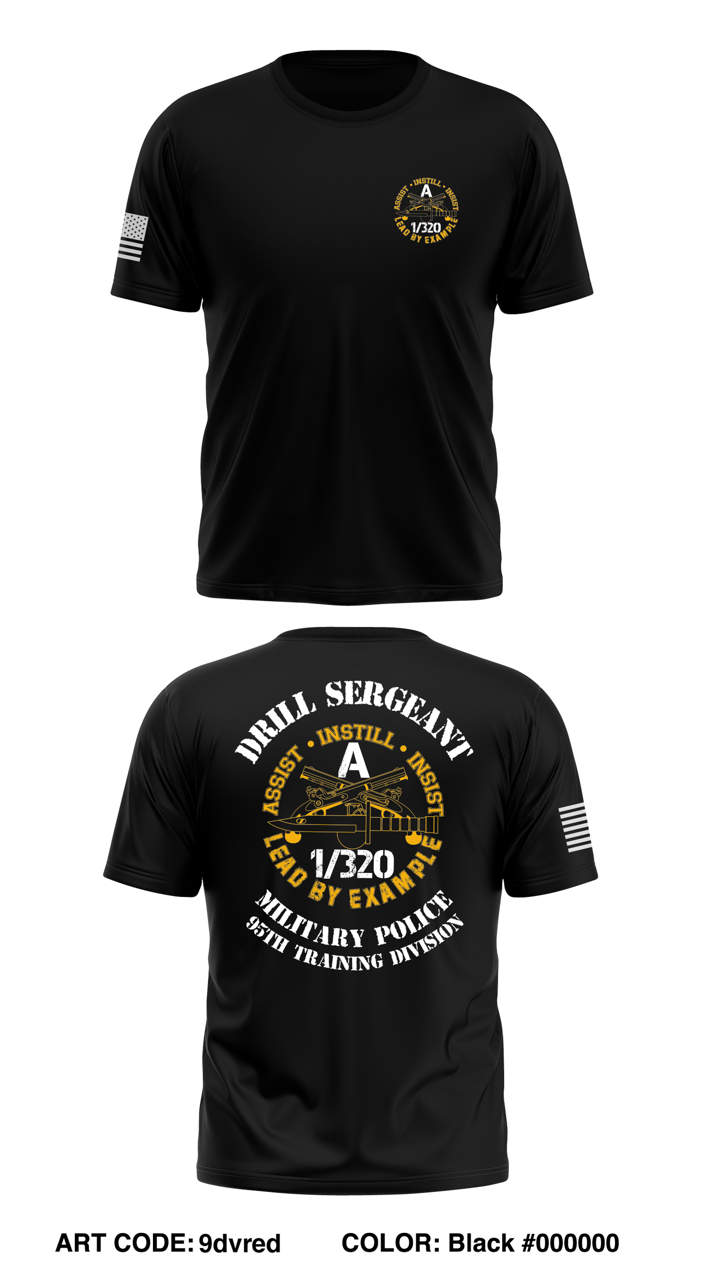 A Co 1/320 Store 1 Core Men's SS Performance Tee - 9dvred