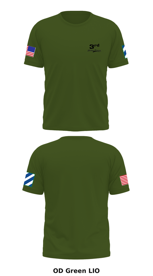 3rd ID Store 1 Core Men's SS Performance Tee - LIO
