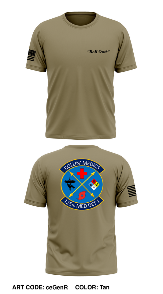 125 MDG Det 1 Store 1 Core Men's SS Performance Tee - ceGenR