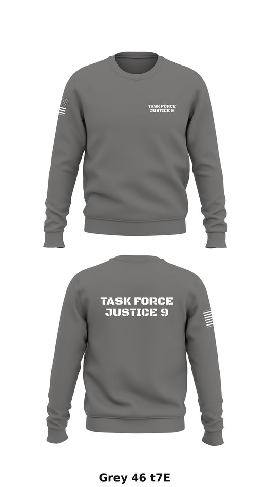 Task Force Justice 9 Store 1 Core Men's Crewneck Performance Sweatshirt - t7E