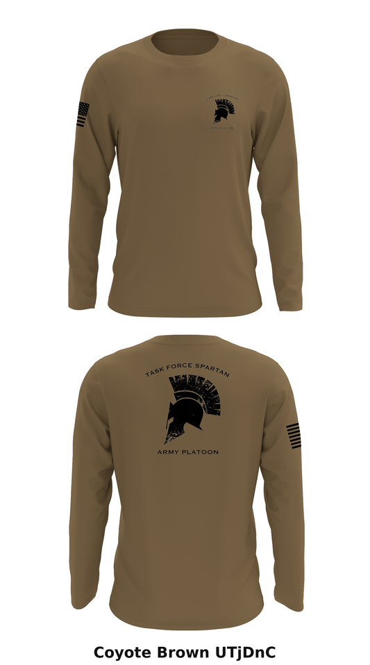 Task Force Spartan- Army Platoon  Store 1 Core Men's LS Performance Tee - UTjDnC