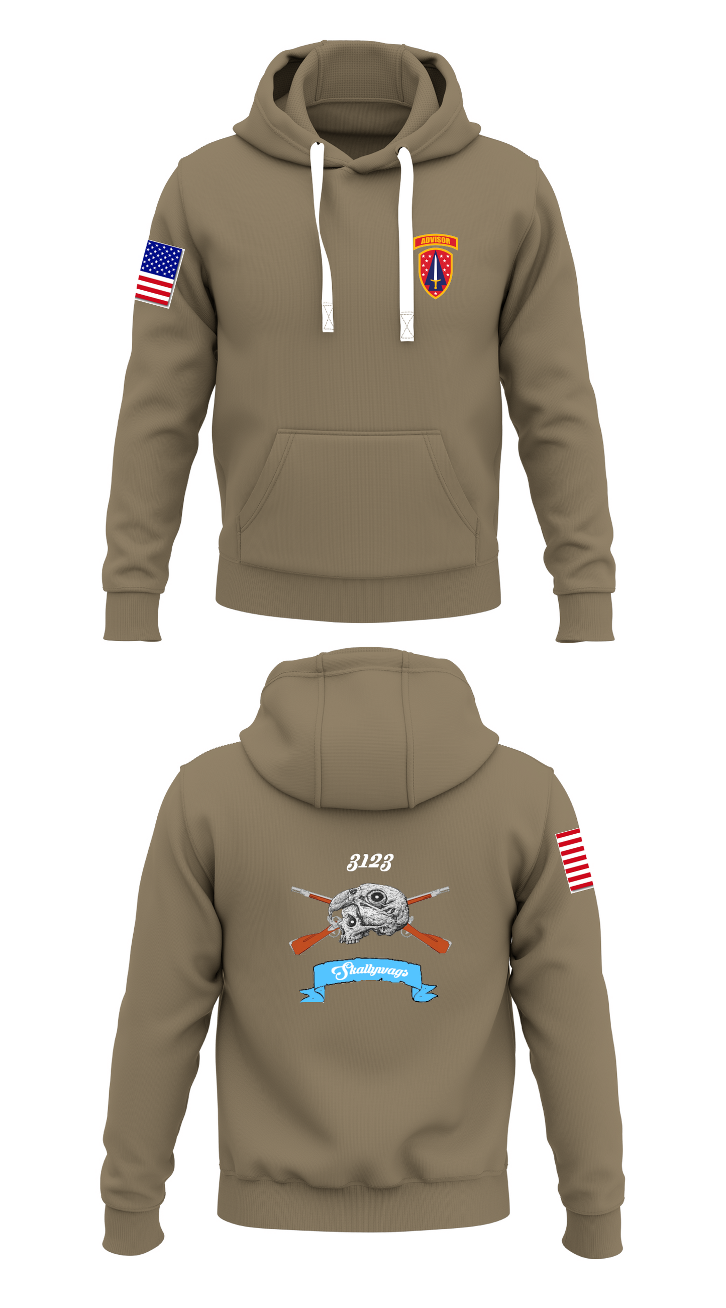 Skallywags Store 1  Core Men's Hooded Performance Sweatshirt - 41737986946