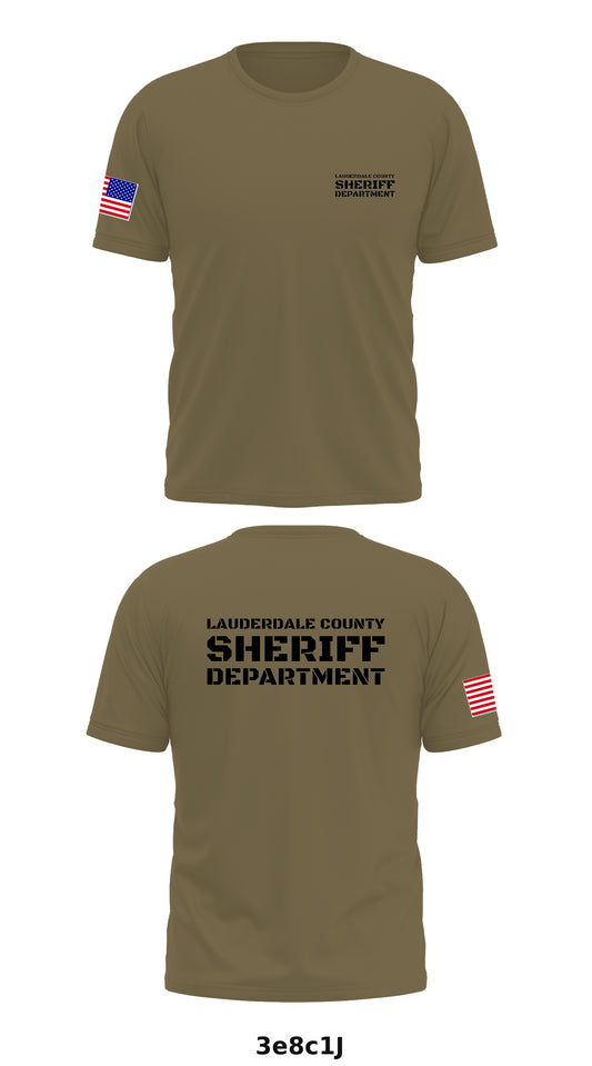 Lauderdale county sheriff department Store 1 Core Men's SS Performance Tee - 3e8c1J