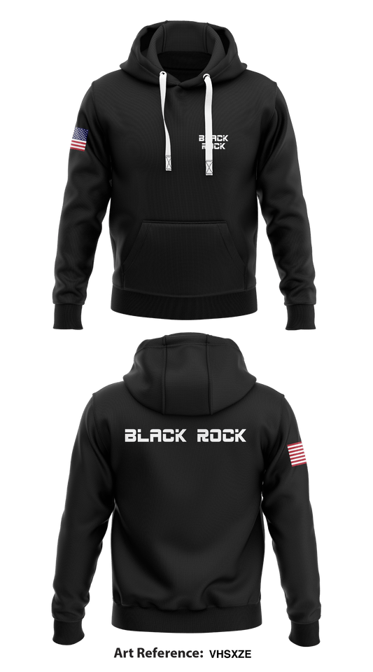 Black Rock Store 1  Core Men's Hooded Performance Sweatshirt - VHsXzE