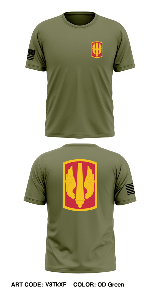 18th FA 3-27 FAR Store 1 Core Men's SS Performance Tee - V8TkXF