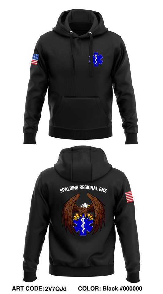 Spalding Regional EMS Store 1  Core Men's Hooded Performance Sweatshirt - 2V7QJd