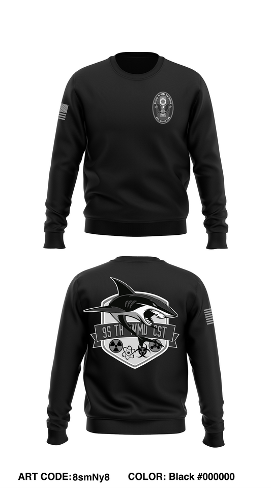 95th WMD CST Store 1 Core Men's Crewneck Performance Sweatshirt - 8smNy8
