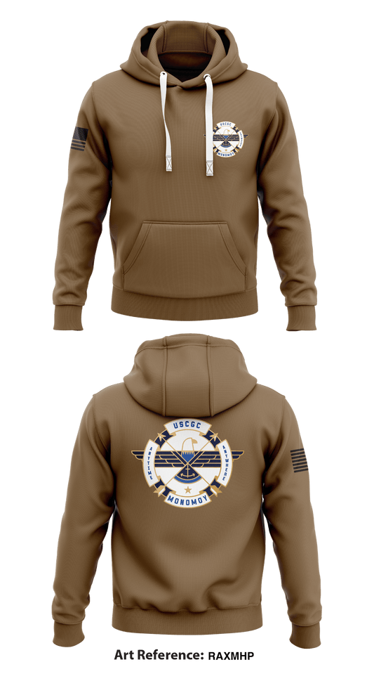 USCGC Monomoy Store 1  Core Men's Hooded Performance Sweatshirt - raXMHP