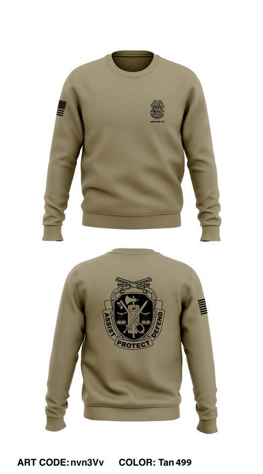 290TH Military Police Detention Company Store 1 Core Men's Crewneck Performance Sweatshirt - nvn3Vv