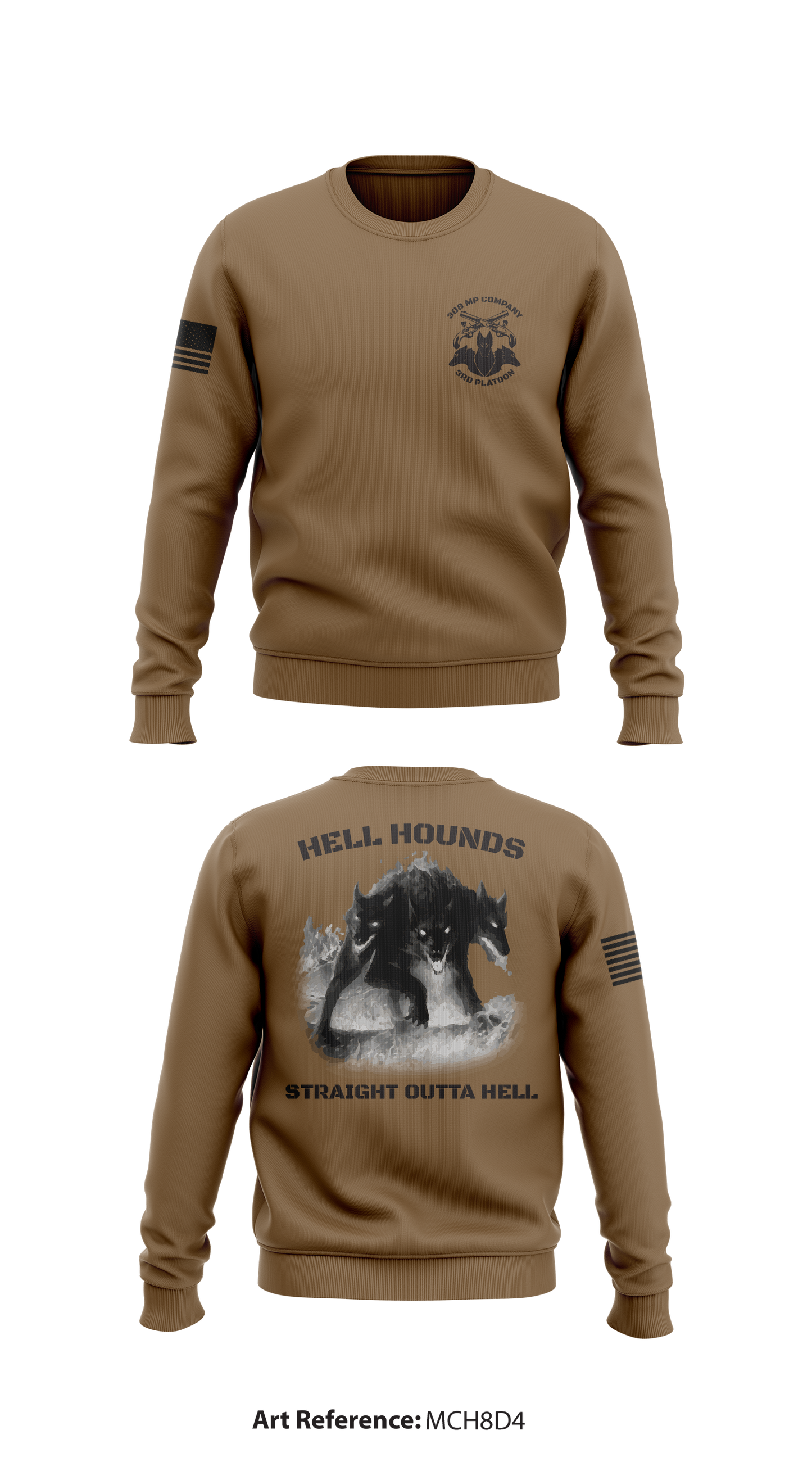 308 MP Company Store 1 Core Men's Crewneck Performance Sweatshirt - mcH8D4